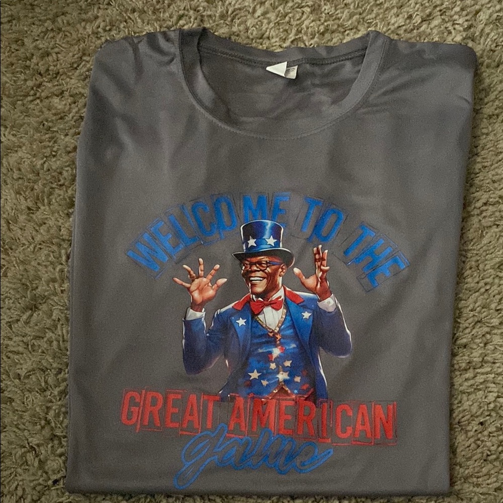Gray Graphic Men's Shirt